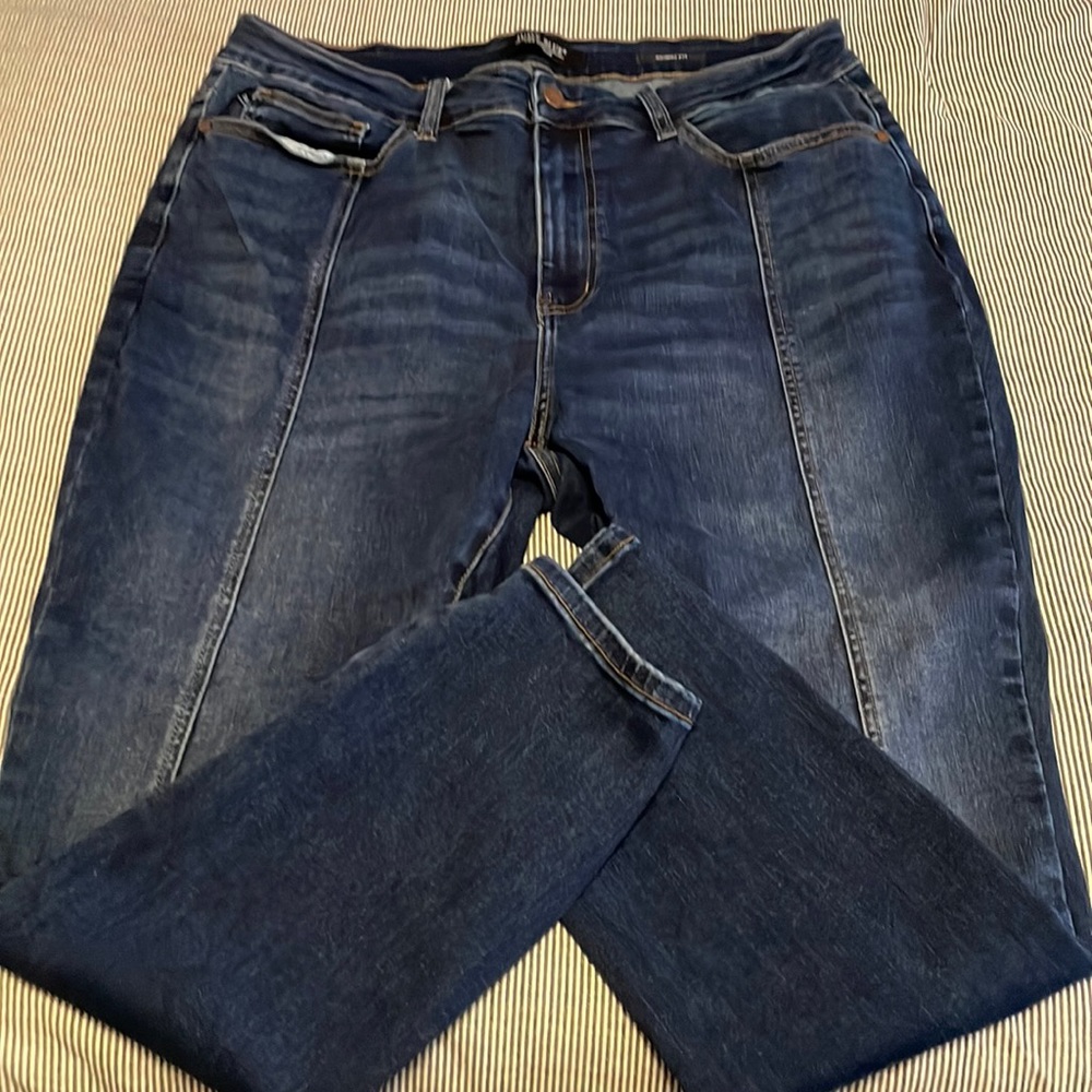 Judy blue skinny fit stretch 20w dark wash denim